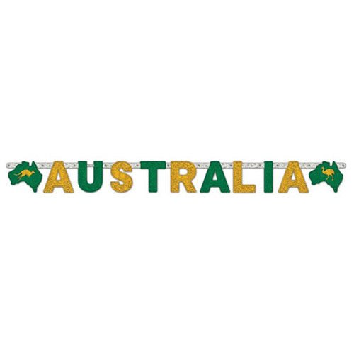 Australia Day Green & Gold Streamer Decorating Pack