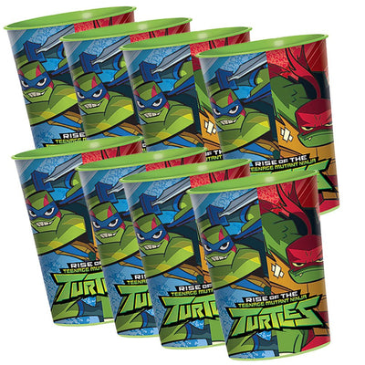 Rise of the Teenage Mutant Ninja Turtles TMNT 8 Guest Favour Cup Party Pack