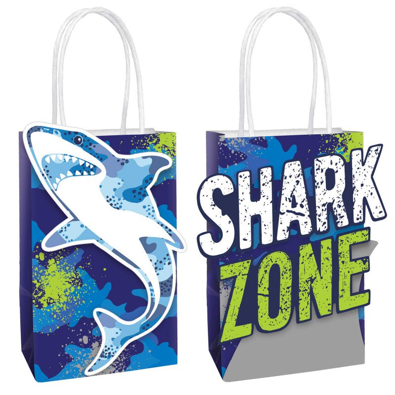 Shark Zone  8 Guest Tableware Happy Birthday Party Pack