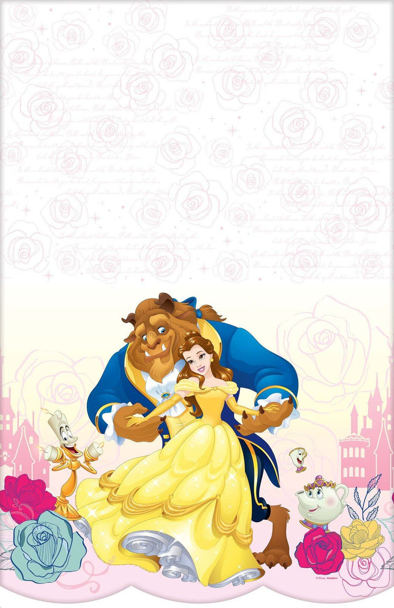 Disney Beauty And The Beast Belle 16 Guest Large Deluxe Tableware Pack