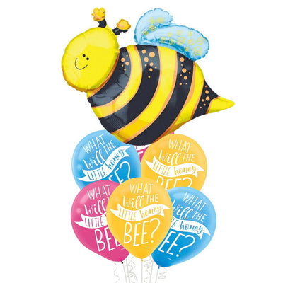 Baby Shower Happy Bee SuperShape Foil Balloon Party Pack