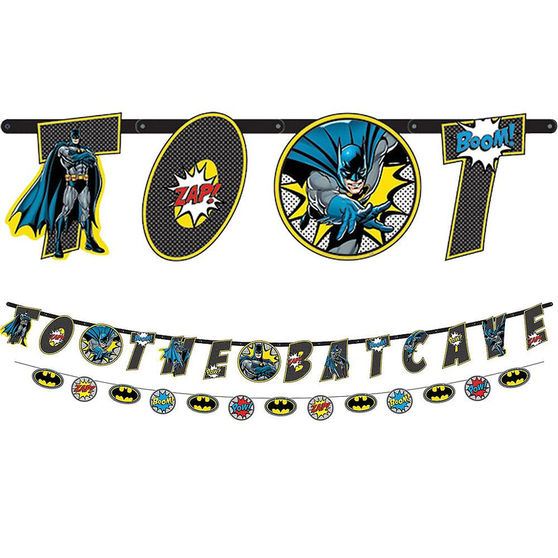Batman To The Batcave Birthday Decorating Party Pack