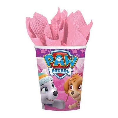 Paw Patrol Pink Girl 8 Guest Tableware and Balloon Party Pack