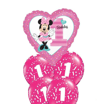 Minnie Mouse 1st Birthday Balloon Party Pack