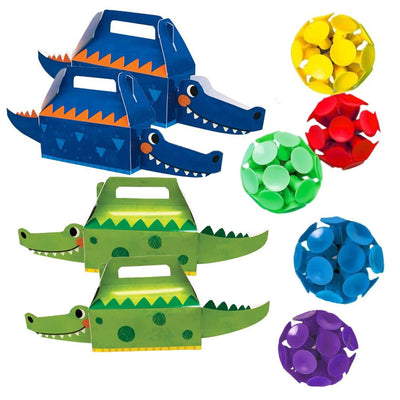 Alligator 8 Guest Reptile Loot Favour Party Pack