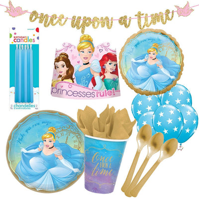 Cinderella 8 Guest Tableware Party Pack