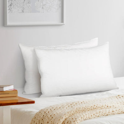 Giselle Bedding Duck Feather Down Twin Pack Pillow - Payday Deals