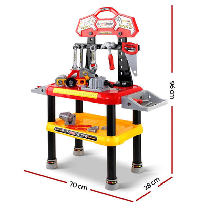 Keezi Kids Workbench Play Set - Red - Payday Deals