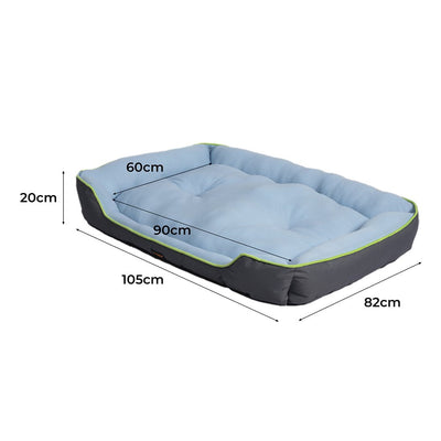 PaWz Pet Cooling Bed Sofa  Mat Bolster Insect Prevention Summer XL - Payday Deals