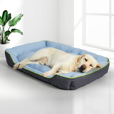 PaWz Pet Cooling Bed Sofa  Mat Bolster Insect Prevention Summer XL - Payday Deals