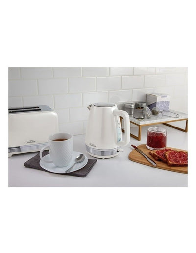 Sunbeam The Chic Collection Breakfast Pack White & Brushed Stainless