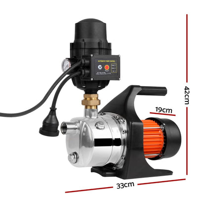 Giantz 1500W High Pressure Garden Water Pump with Auto Controller - Payday Deals