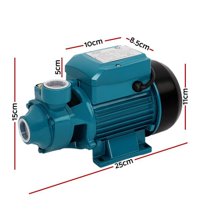 Giantz Peripheral Pump Water Garden Boiler Car Wash Irrigation Electric QB60 - Payday Deals