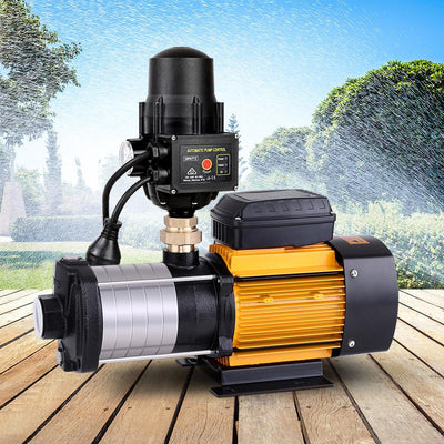 Giantz 2500W Multi Stage Water Pump Pressure Rain Tank Farm House Irrigation - Payday Deals