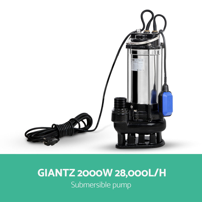 2.7HP Submersible Dirty Water Pump - Payday Deals