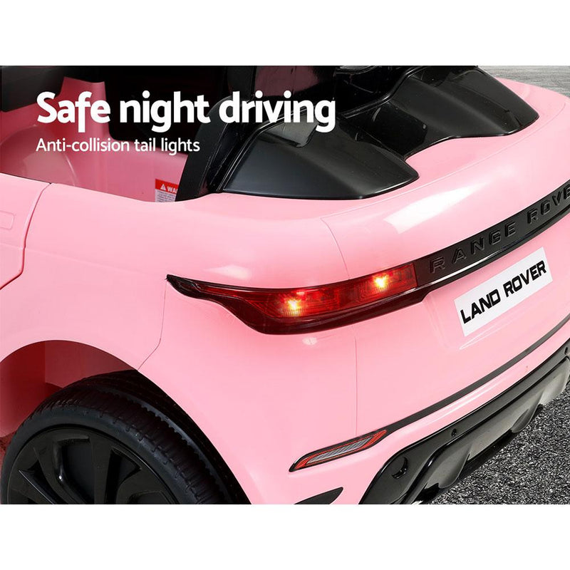 Kids Ride On Car Licensed Land Rover 12V Electric Car Toys Battery Remote Pink - Payday Deals