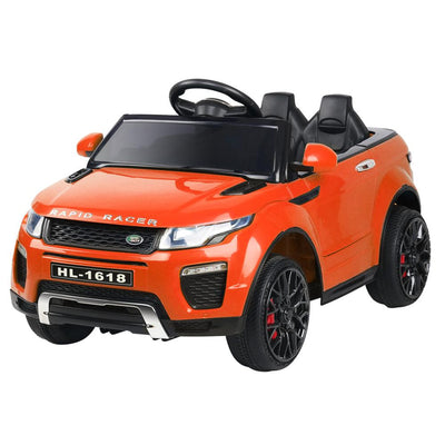 Rigo Ride On Car Toy Kids Electric Cars 12V Battery SUV Orange - Payday Deals