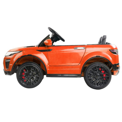 Rigo Ride On Car Toy Kids Electric Cars 12V Battery SUV Orange - Payday Deals
