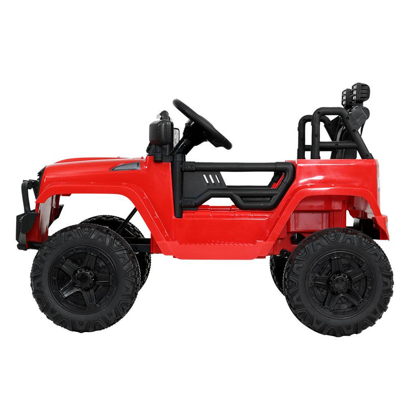 Rigo Kids Ride On Car Electric 12V Car Toys Jeep Battery Remote Control Red - Payday Deals