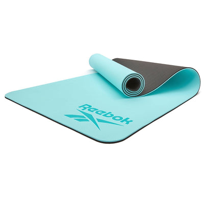 Double Sided Yoga Mat (6mm, Blue)