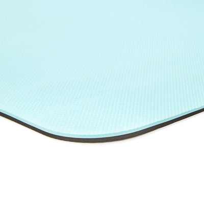 Double Sided Yoga Mat (6mm, Blue)