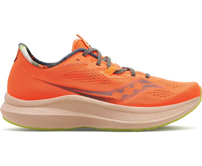 Saucony Mens Endorphin Pro 2 Sneakers Athletic Shoes - Campfire Story Orange