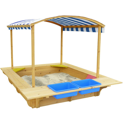 Playfort Sandpit (Blue Canopy)