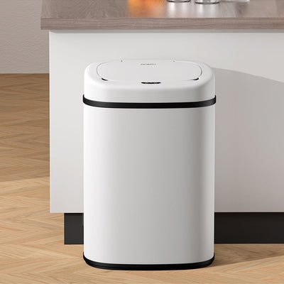 Devanti 82L Motion Sensor Bin Rubbish Automatic White