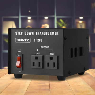 Giantz 200 Watt Step Down Transformer - Payday Deals