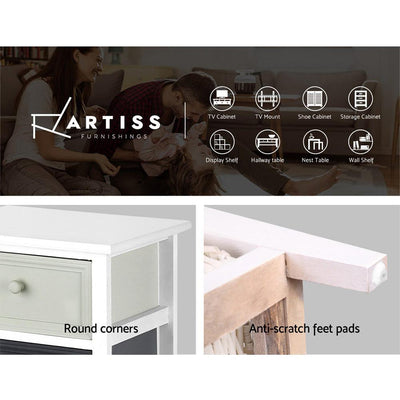 Artiss Bedroom Storage Cabinet - White - Payday Deals