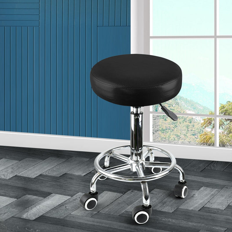 Levede Bar Stools Swivel Salon Office Chair Hairdressing Stool Barber Chairs - Payday Deals