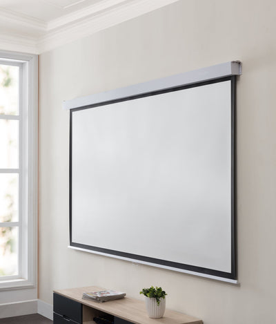 Tauris 110" Pull Down Projector Screen Theatre Projection Wall Mountable 16:9