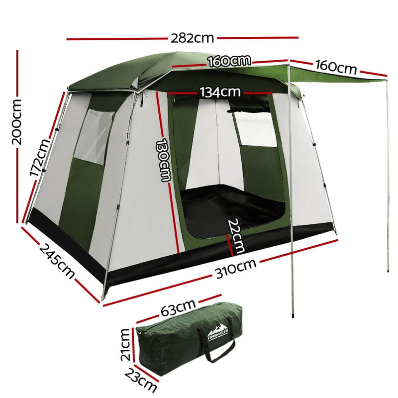 Weisshorn Camping Tent 6 Person Tents Family Hiking Dome - Payday Deals