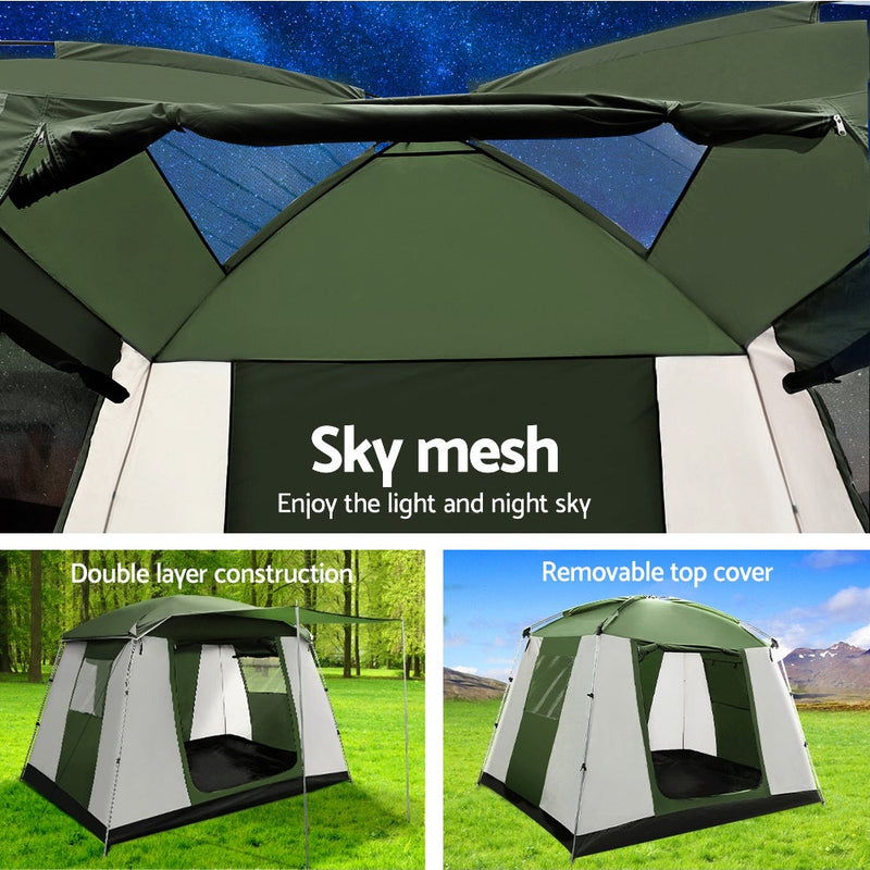 Weisshorn Camping Tent 6 Person Tents Family Hiking Dome - Payday Deals