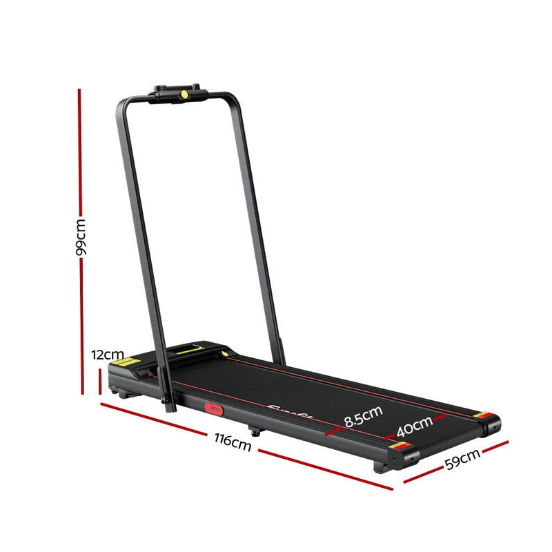 Everfit Desk Treadmill Electric Walking Pad Home Office Gym Fitness 400mm Belt