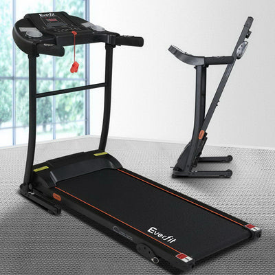 Everfit Electric Treadmill Incline Home Gym Exercise Machine Fitness 400mm - Payday Deals