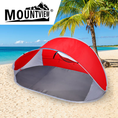 Mountvie Pop Up Tent Camping Beach Tents 4 Person Portable Hiking Shade Shelter