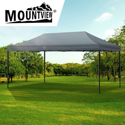 Mountview Gazebo Tent 3x6 Outdoor Marquee Gazebos Camping Canopy Wedding Folding - Payday Deals