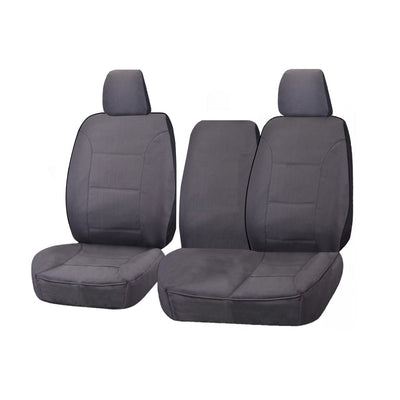 Seat Covers for HYUNDAI ILOAD TQ 1-5 08/2008 - 05/2021 SINGLE/CREW CAB UTILITY VAN FRONT BUCKET + _ BENCH WITH FOLD DOWN ARMREST CHARCOAL CHALLENGER