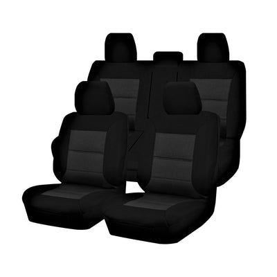 Premium Jacquard Seat Covers - For Toyota Tacoma Dual Cab  (2015-2022)