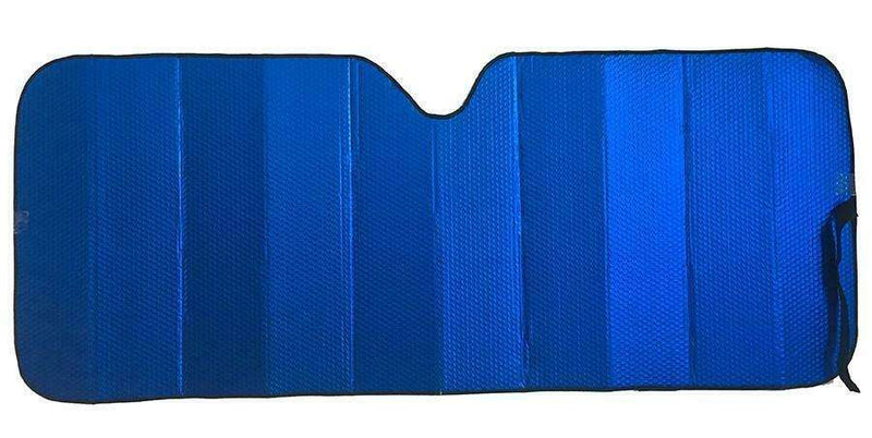 Premium Sun Shade [147cm x 68.5cm] - MATT BLUE - Payday Deals