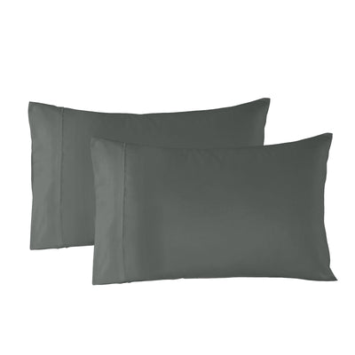 Royal Comfort Bamboo Blended Quilt Cover Set 1000TC Ultra Soft Luxury Bedding - King - Charcoal