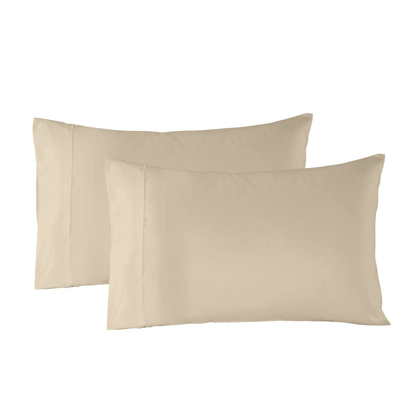 Royal Comfort Bamboo Blended Sheet & Pillowcases Set 1000TC Ultra Soft Bedding - Queen - Ivory - Payday Deals