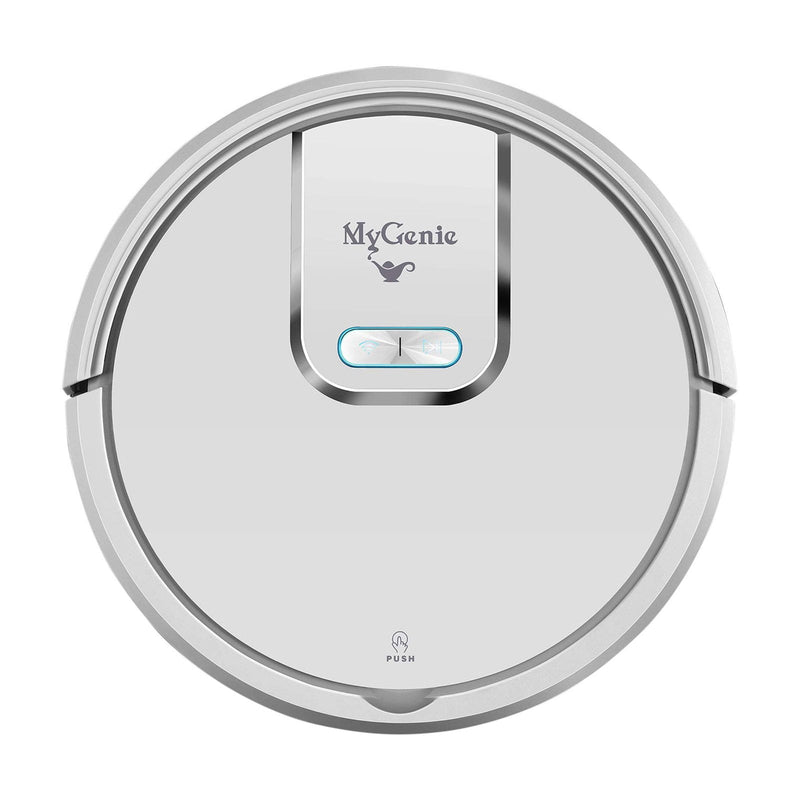 MyGenie WI-FI GMAX Robotic Vacuum Cleaner Mop App Control Dry & Wet Auto Robot - White - Payday Deals