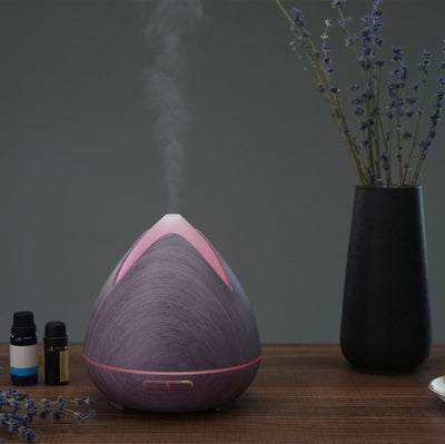 Essential Oils Ultrasonic Aromatherapy Diffuser Air Humidifier Purify 400ML - Violet - Payday Deals