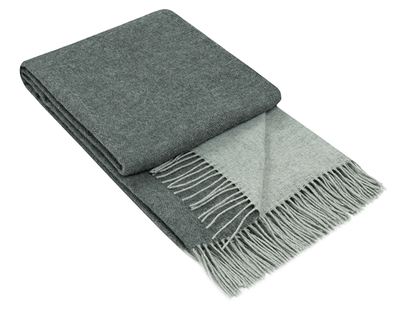 Chiswick Throw - Merino Wool/Cashmere - Charcoal - Payday Deals