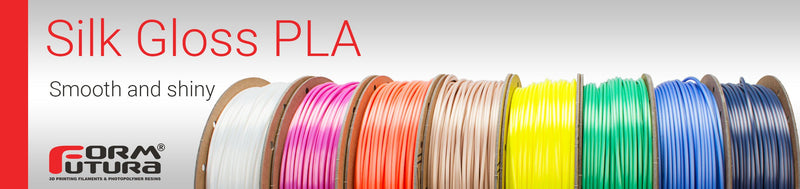 PLA Filament Silk Gloss PLA 2.85mm 50 gram Brilliant Orange 3D Printer Filament