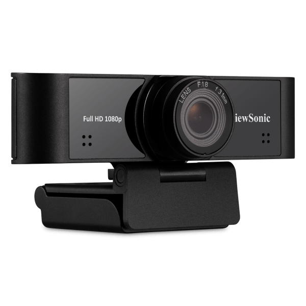 VIEWSONIC 1080p ultra-wide USB camera with built-in microphones compatible - Windows and Mac