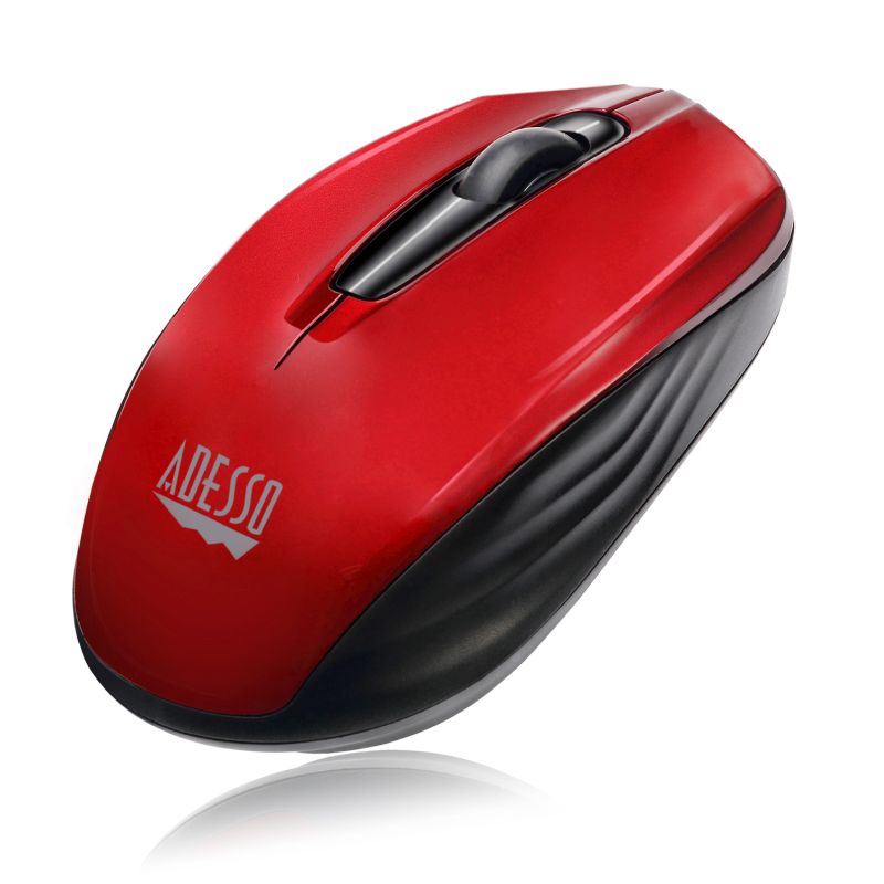 ADESSO Wireless Mini Mouse Red