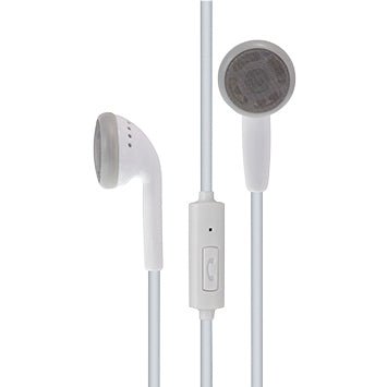 MOKI In-Ear Earphone with In-Line Mic & Control - White